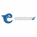 Concurix Black Polo White Logo embroidered shirts