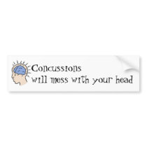 Concussions Bumper Stickers