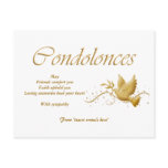 Condolence funeral bereavement postcards