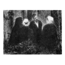 Condolences by Georges Seurat Postcard