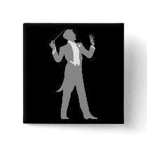 Conductor Pinback Buttons