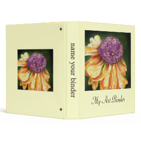 Cone Flower Floral binder binder