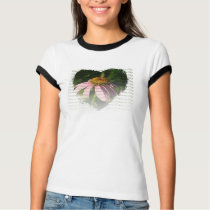 Cone flower  heart with titles t-shirts