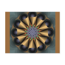 Cone Fractal Postcard