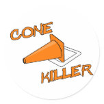 Cone Killer stickers