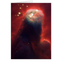 Cone Nebula NGC 2264 Taken by the Hubble Telescope Card