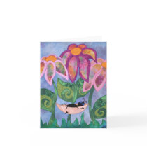 Coneflower Canopy Note Card