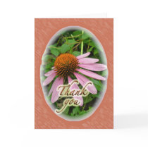 Coneflower Thank You Coordinated Items Greeting Card