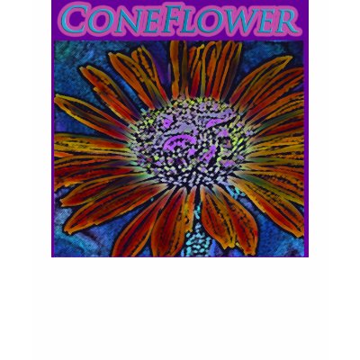 Coneflower T-shirt by QuietDog_Images