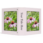 Coneflower Twins Vinyl Binder