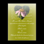 Coneflower Wedding invitation