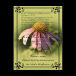 Coneflower Wedding invitation