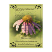 Coneflower Wedding invitation postcards by MAPASUE Coneflower Wedding invitation postcards
