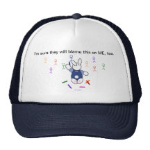 Conejito artístico - me culparán gorro de camionero