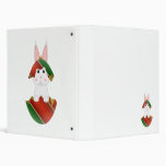 Conejito blanco en un ornamento del navidad