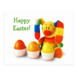 Conejito de pascua divertido. Postales adaptables 