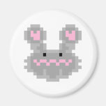 Conejo de conejito del pixel iman de frigorífico
