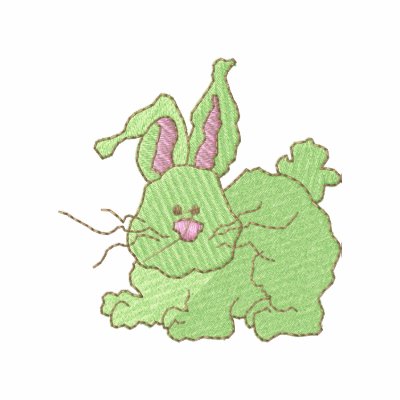 Conejo de conejito polo bordado Conejo de conejito polo bordado