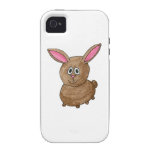 Conejo lindo divertido iPhone 4/4S fundas