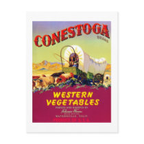 Conestoga Western Vegetables postcards by AllVintage Conestoga Western Vegetables postcards