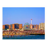 Coney Island beach - NYC postcard