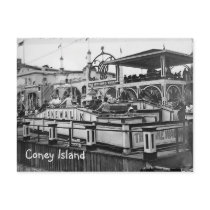 Coney Island Cake Walk Postcard Vintage Picture
