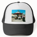 Coney Island Carousel 1890s Magic Lantern Slide Mesh Hats