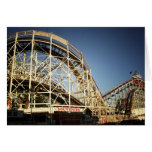 Coney Island Cyclone Roller Coaster, Brooklyn Card
