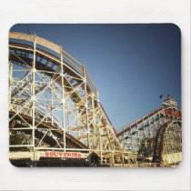 Coney Island Cyclone Roller Coaster, Brooklyn Mousepad