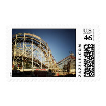 Coney Island Cyclone Roller Coaster, Brooklyn Postage Stamps