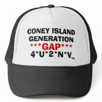 CONEY ISLAND, GENERATION, ***GAP***, 4*U*2*N*V, TM hats by flinthawkins CONEY ISLAND, GENERATION, ***GAP***, 4*U*2*N*V, TM hats