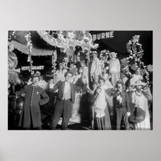Coney Island Mardi Gras, 1910 print