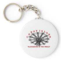Coney Island New York - Playground of the World Keychains