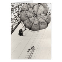 Coney Island Parachute Jump Card