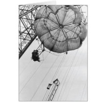 Coney Island Parachute Jump Greeting Cards