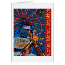 Coney Island Wonder Wheel Greeting Cards