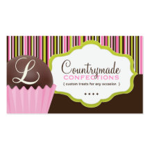 Confections Business Card Template