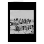 Confederate Fort Damnation Breastworks 1865 Card