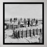 Confederate Fort Damnation Breastworks 1865 posters