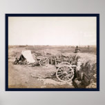 Confederate Fort near Atlanta, GA 1862 Poster