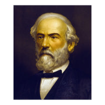 CONFEDERATE GENERAL ROBERT E. LEE - 1870 POSTER