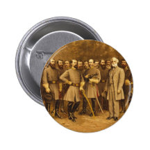 Confederate General Robert E. Lee and his Generals Pins