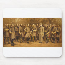 Confederate General Robert E. Lee and his Generals Mousepad