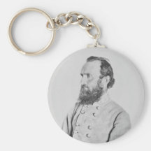 Confederate General Thomas J Stonewall Jackson Key Chain