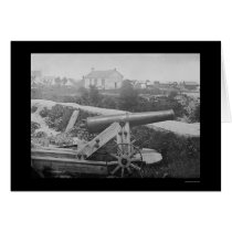 Confederate Naval Gun in Yorktown, VA 1862 cards