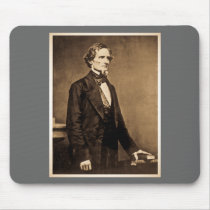 Confederate President Jefferson Davis Mousepads