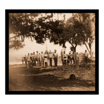 Confederate Soldiers & Guns in Charleston, SC 1863 posters
