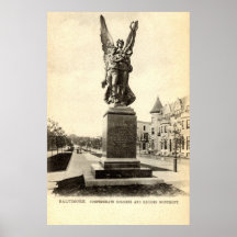 Confederate Soldiers & Sailors, Baltimore MD 1905 Posters
