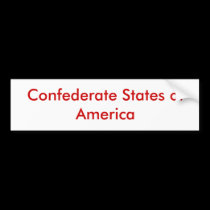 Confederate States of America bumper stickers