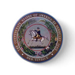 Confederate States of America Seal Pinback Buttons